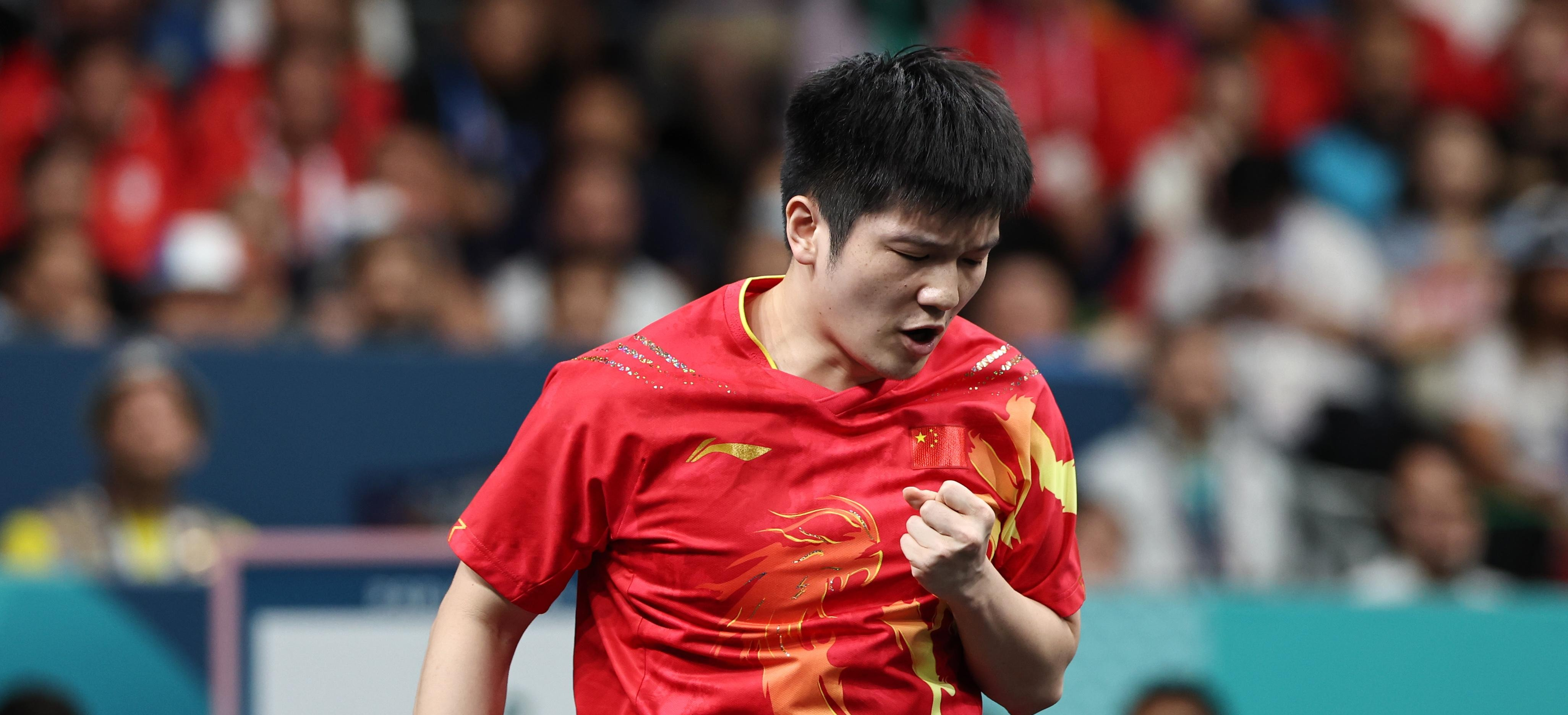 日本队力克奥地利队，樊振东刷新纪录